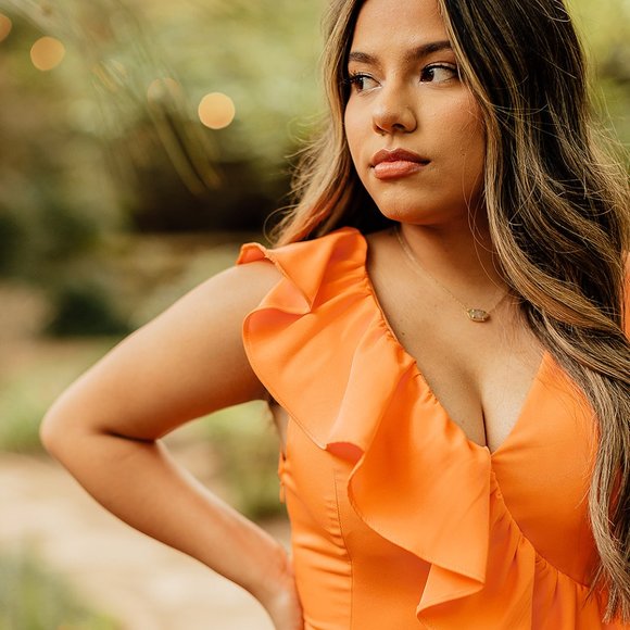 Do + Be V-Neck Ruffle Romper - Picture 3 of 4